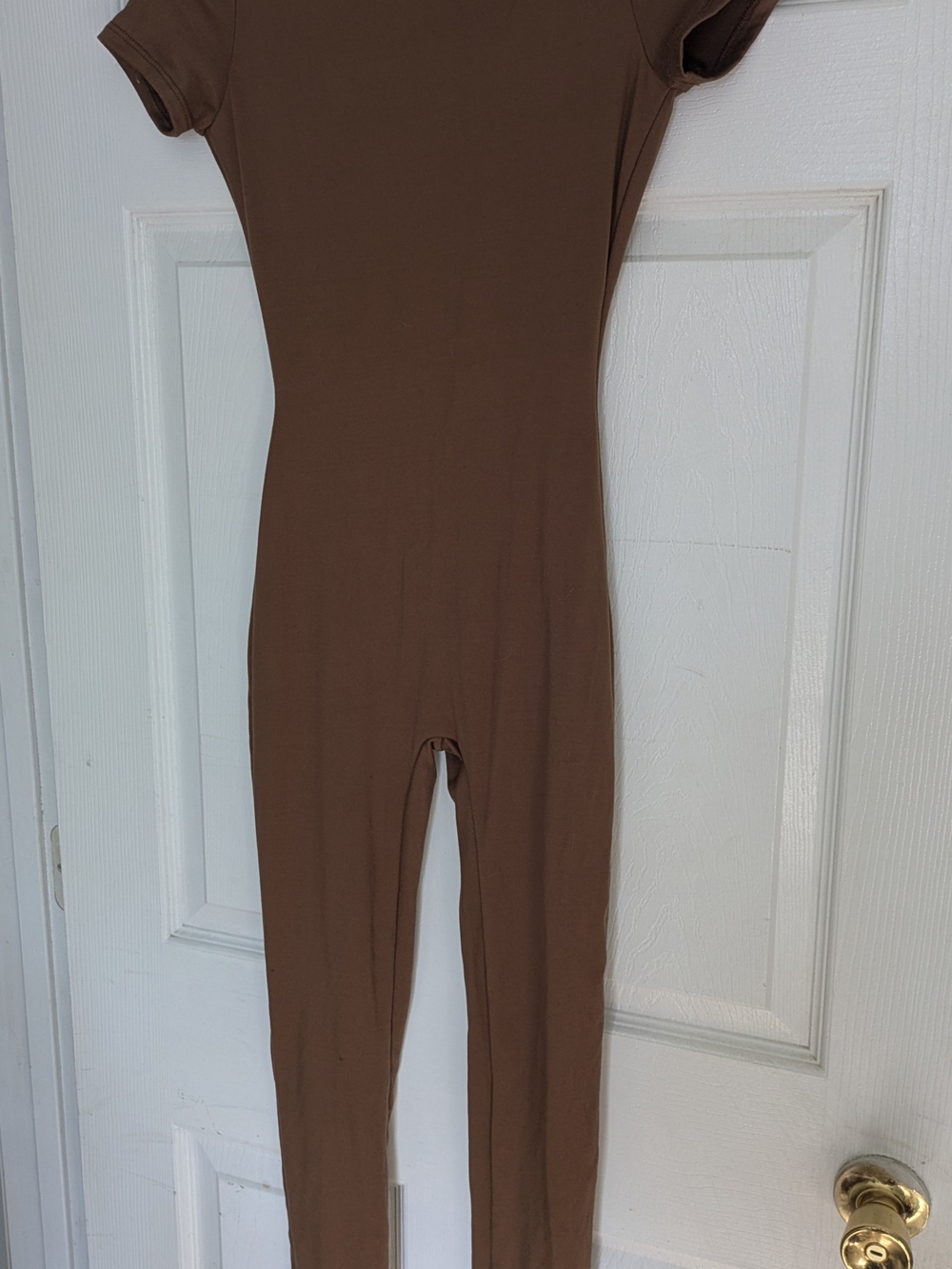 Mary's Boutique Women's Brown One-Piece Jumpsuit/Leotard.